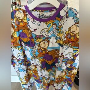 Cakeworthy all over graphic Beauty and the Beast 2XL